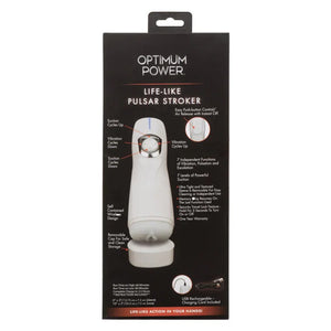 Optimum Power Lifelike Pulsar Stroker - White - MyPleasure