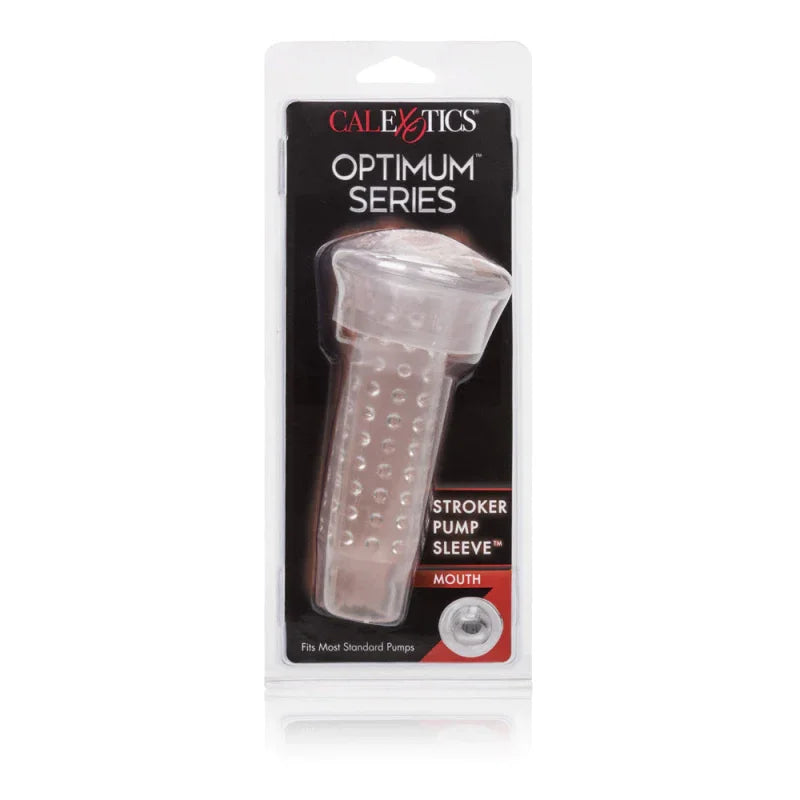Optimum Series Stroker Pump Sleeve Mouth - MyPleasure