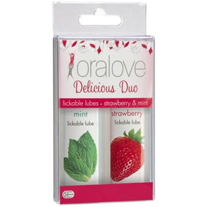 Oral Love Dynamic Duo - Strawberry and Mint - MyPleasure