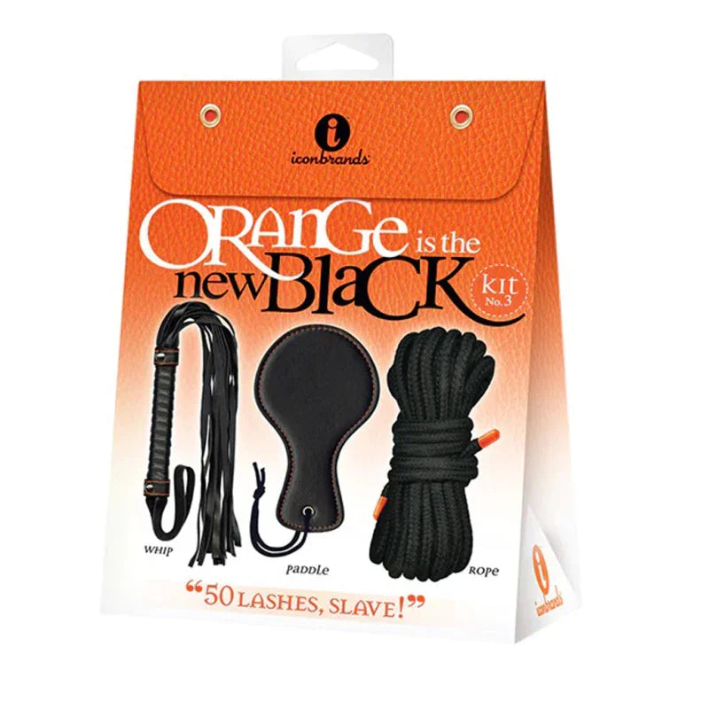 Orange Is the New Black 50 Lashes Kit - Black/orange - MyPleasure