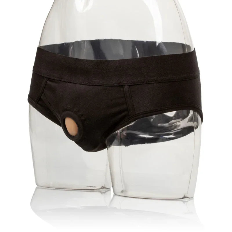 Packer Gear 4" Silicone Packing Penis - Tan - MyPleasure