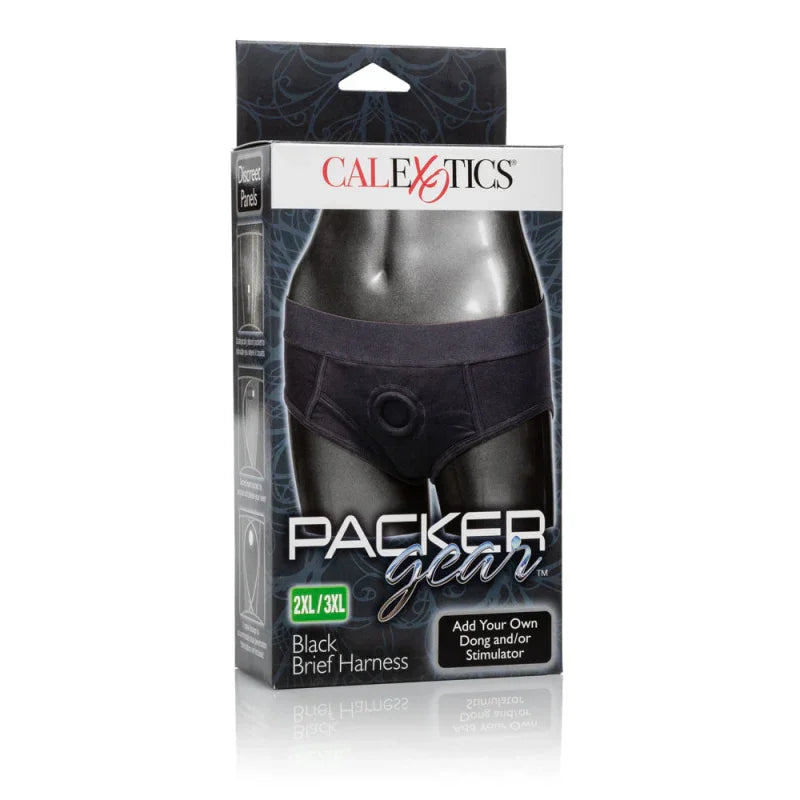 Packer Gear Black Brief Harness 2xl/3xl - MyPleasure