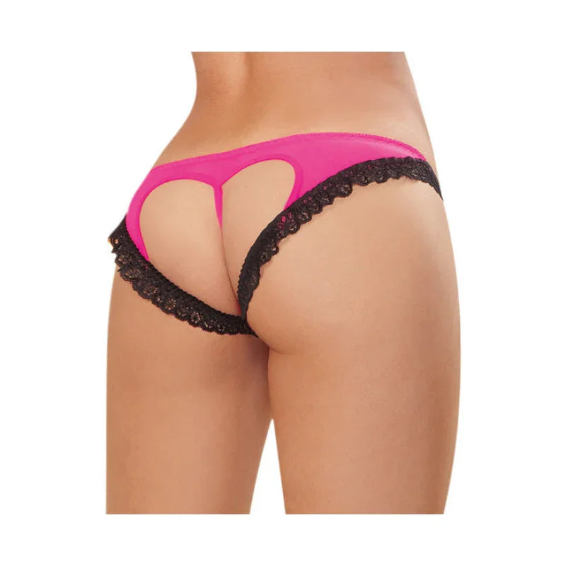 Panty - Medium - Hot Pink/ Black - MyPleasure