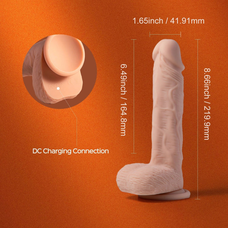 Paxton-App Controlled 7.5"" Realistic Thrusting  Penetrator Dildo