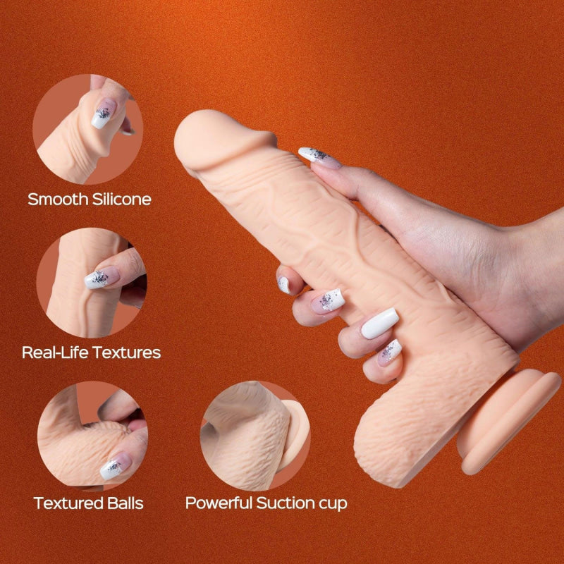 Paxton-App Controlled 7.5"" Realistic Thrusting  Penetrator Dildo