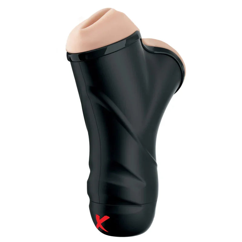 Pdx Elite Double Penetration Vibrating Stroker - MyPleasure