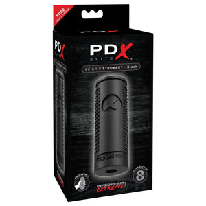 Pdx Elite Ez Grip Stroker Black - MyPleasure