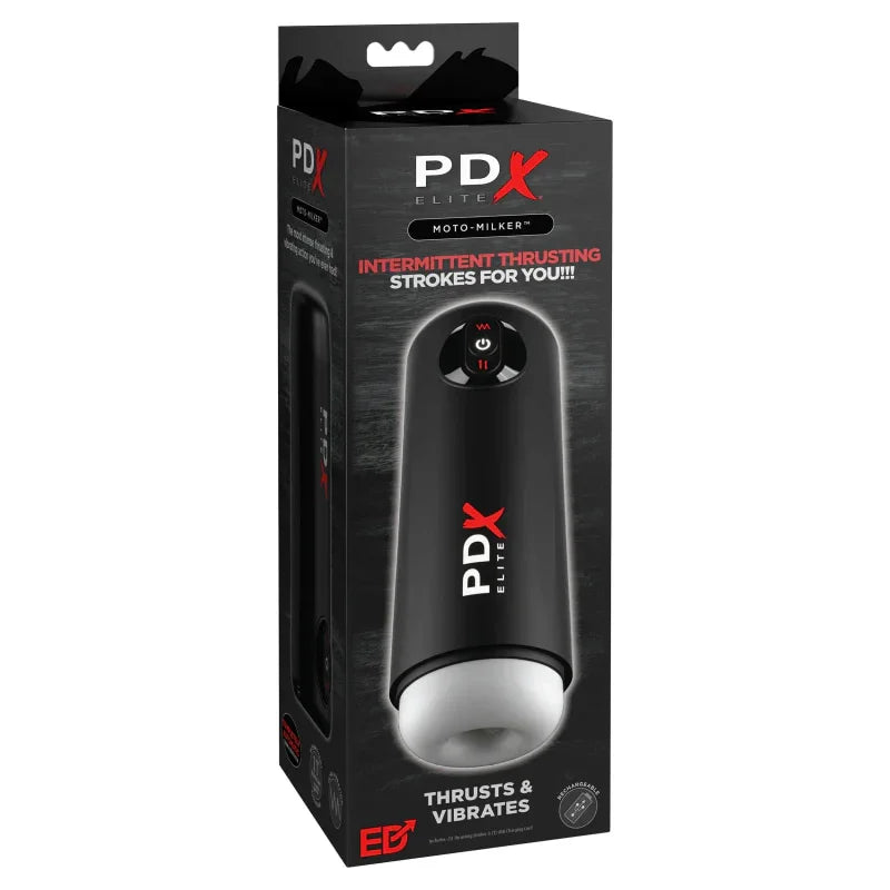 Pdx Elite Moto Milker - Black - MyPleasure