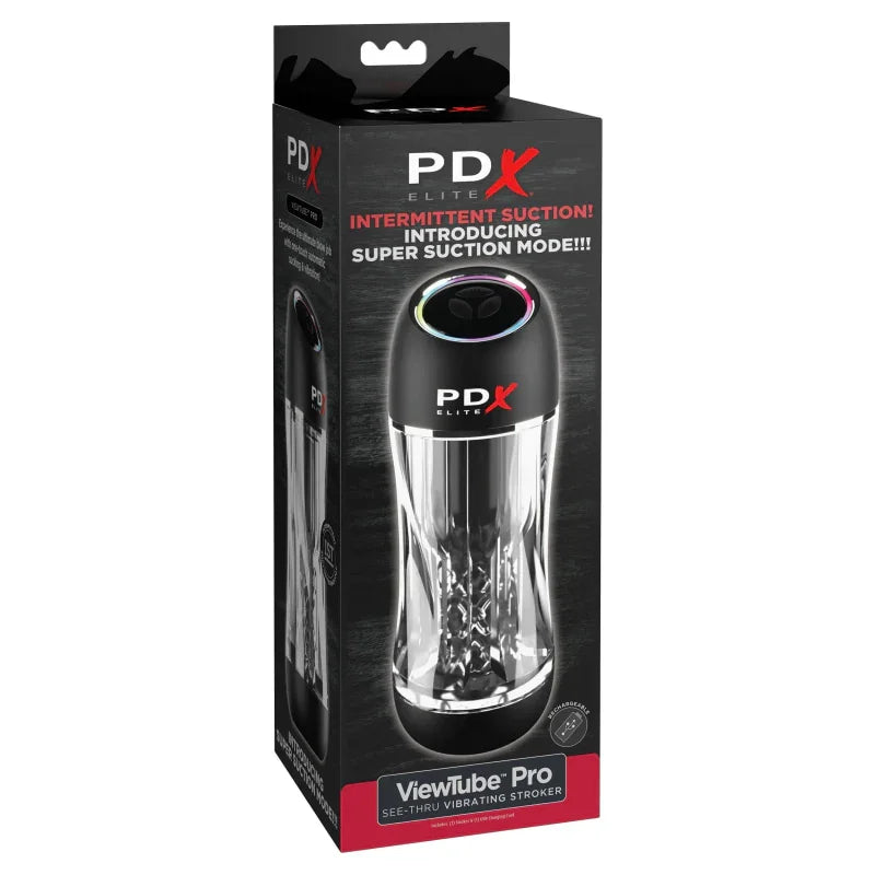 Pdx Elite Viewtube Pro - Black/clear - MyPleasure