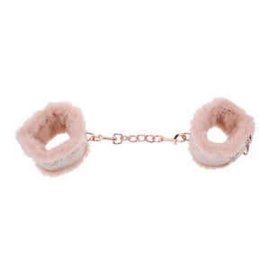 Peaches N Creame Fur Handcuffs - Pink - MyPleasure
