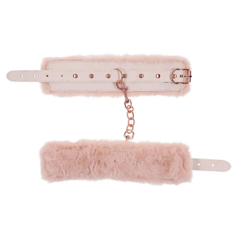 Peaches N Creame Fur Handcuffs - Pink - MyPleasure