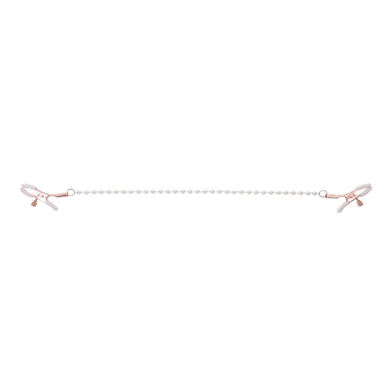 Peaches  N Creame Pearl Nipple Clamps - Pink