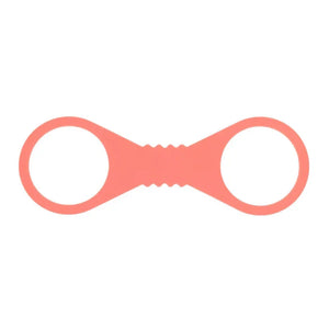 Peaches 'N Creame Silicone Cuffs - Large - Orange - MyPleasure