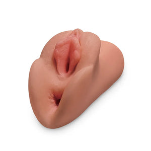 Perfect Pussy Double Stroker - Tan - MyPleasure