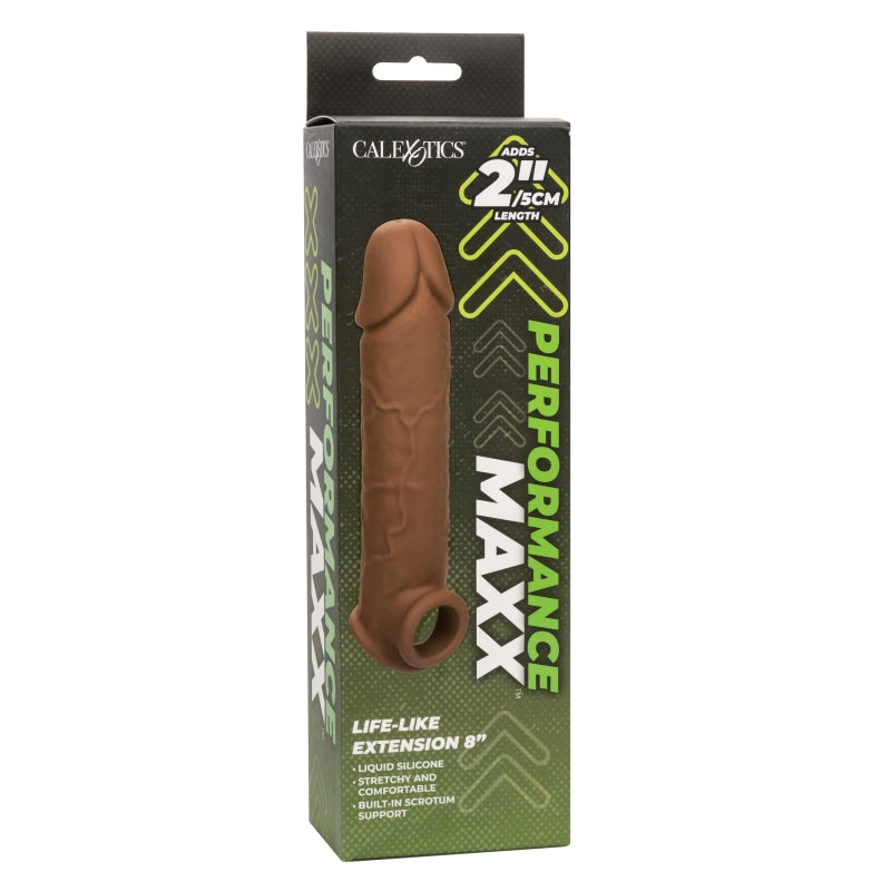 Performance Maxx Life-Like Extension 8 Inch -  Brown