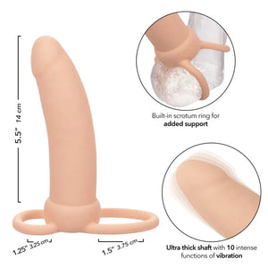 Performance Maxx Rechargeable Thick Dual Penetrator - Ivory
