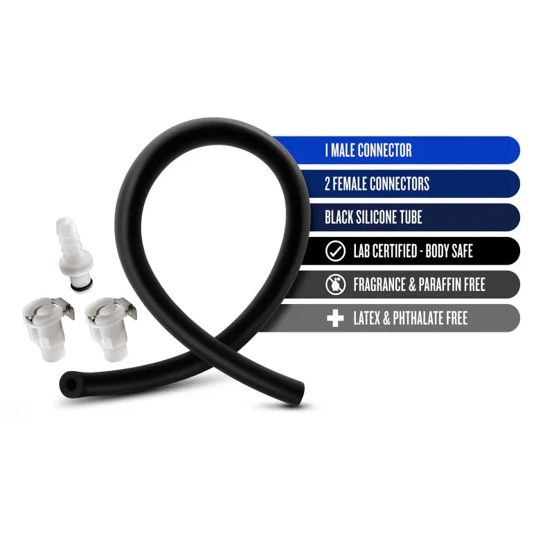 Performance Pump Tubing and Connectors - Accessories Kit - Black - MyPleasure