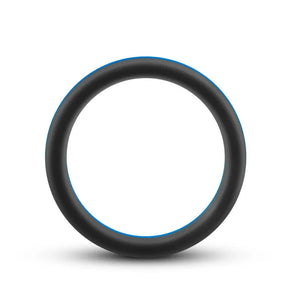 Performance - Silicone Go Pro Cock Ring - Black/blue/black - MyPleasure