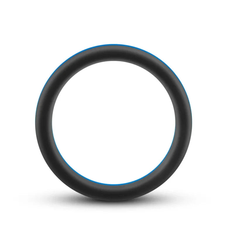 Performance - Silicone Go Pro Cock Ring - Black/blue/black - MyPleasure