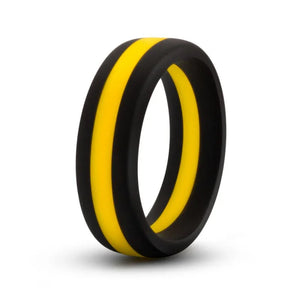 Performance - Silicone Go Pro Cock Ring - Black/gold/black - MyPleasure