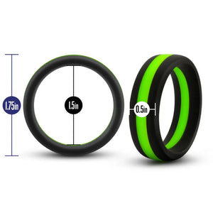 Performance - Silicone Go Pro Cock Ring - Black/green/black - MyPleasure