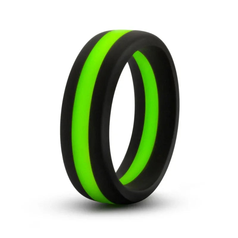 Performance - Silicone Go Pro Cock Ring - Black/green/black - MyPleasure