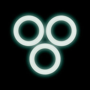 Performance - Vs2 Pure Premium Silicone Cockrings - Small - White - MyPleasure