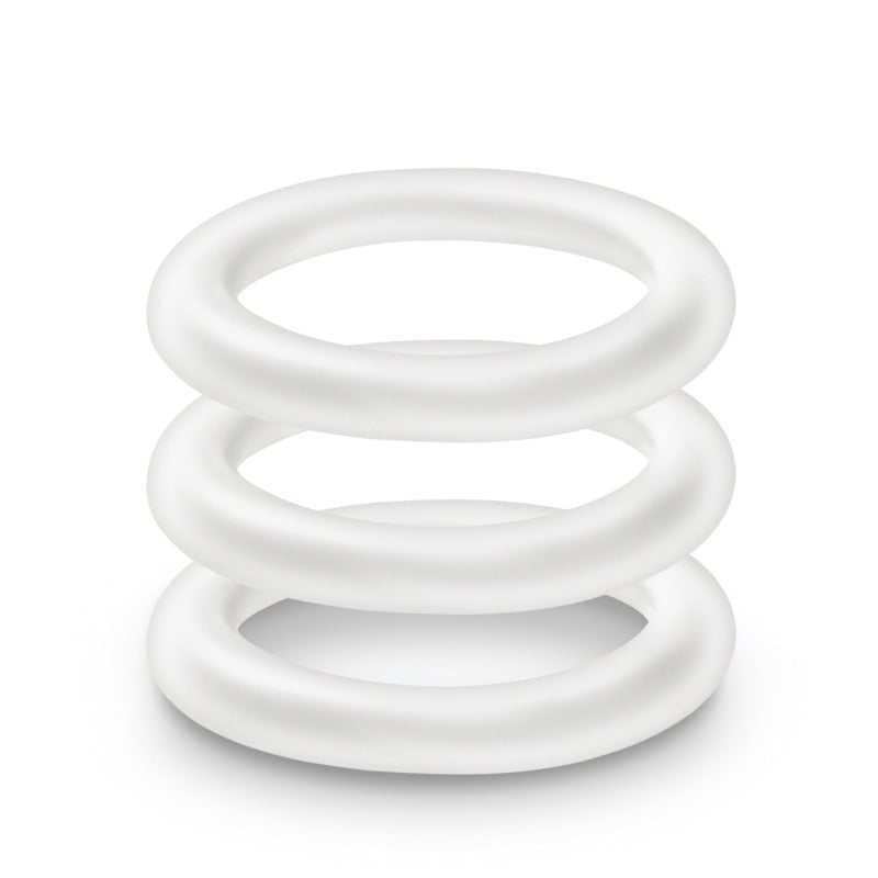 Performance - Vs2 Pure Premium Silicone Cockrings - Small - White