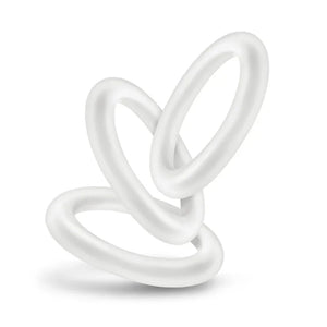 Performance - Vs2 Pure Premium Silicone Cockrings - Small - White - MyPleasure