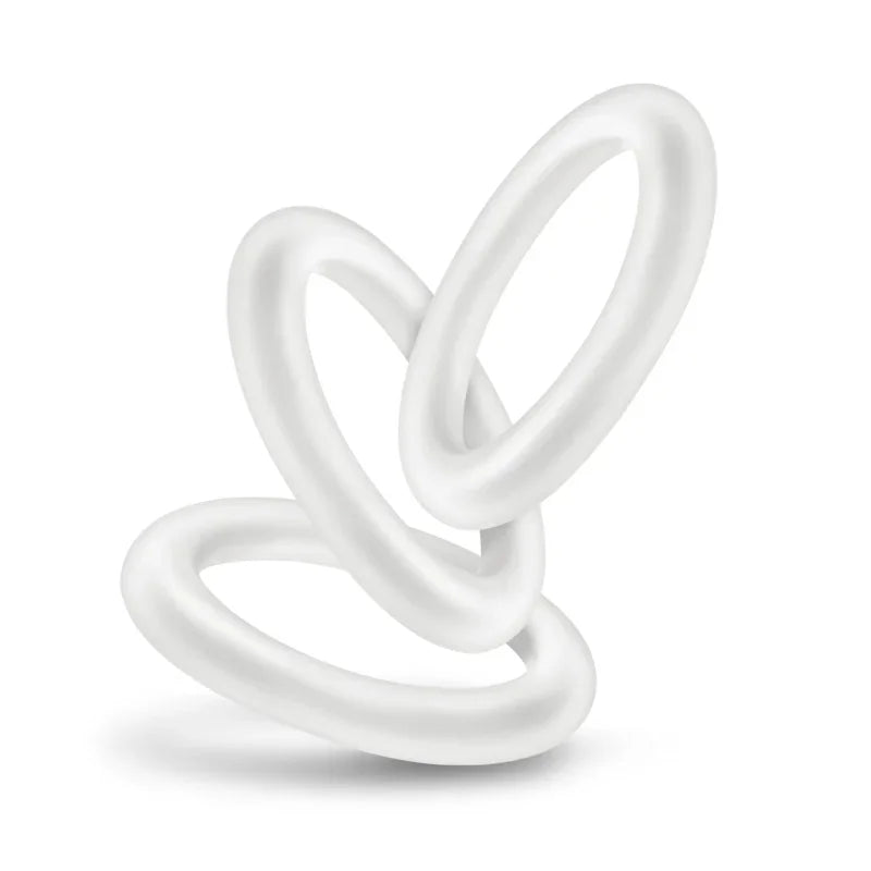 Performance - Vs2 Pure Premium Silicone Cockrings - Small - White - MyPleasure