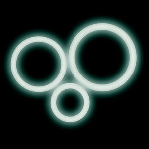 Performance - Vs4 Pure Premium Silicone Cockring Set - White - MyPleasure