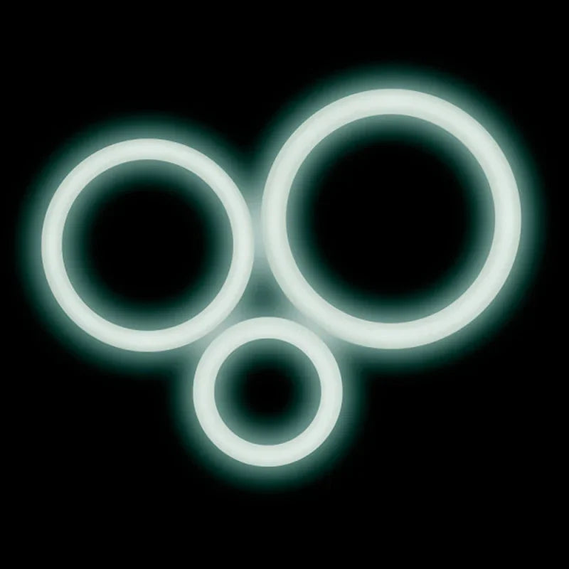 Performance - Vs4 Pure Premium Silicone Cockring Set - White - MyPleasure