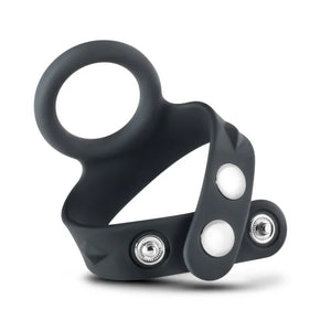 Performance - Vs6 - Silicone Cock & Ball Strap - Black - MyPleasure