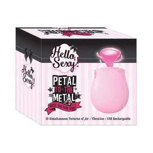 Petal to-the Metal Rose Suction Vibe - MyPleasure