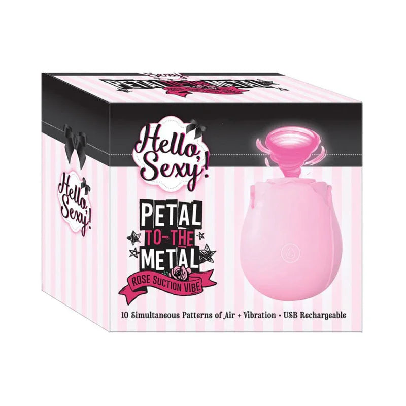 Petal to-the Metal Rose Suction Vibe - MyPleasure