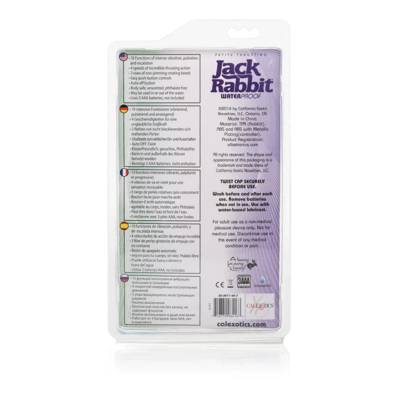 Petite Thrusting Jack Rabbit - Purple - MyPleasure