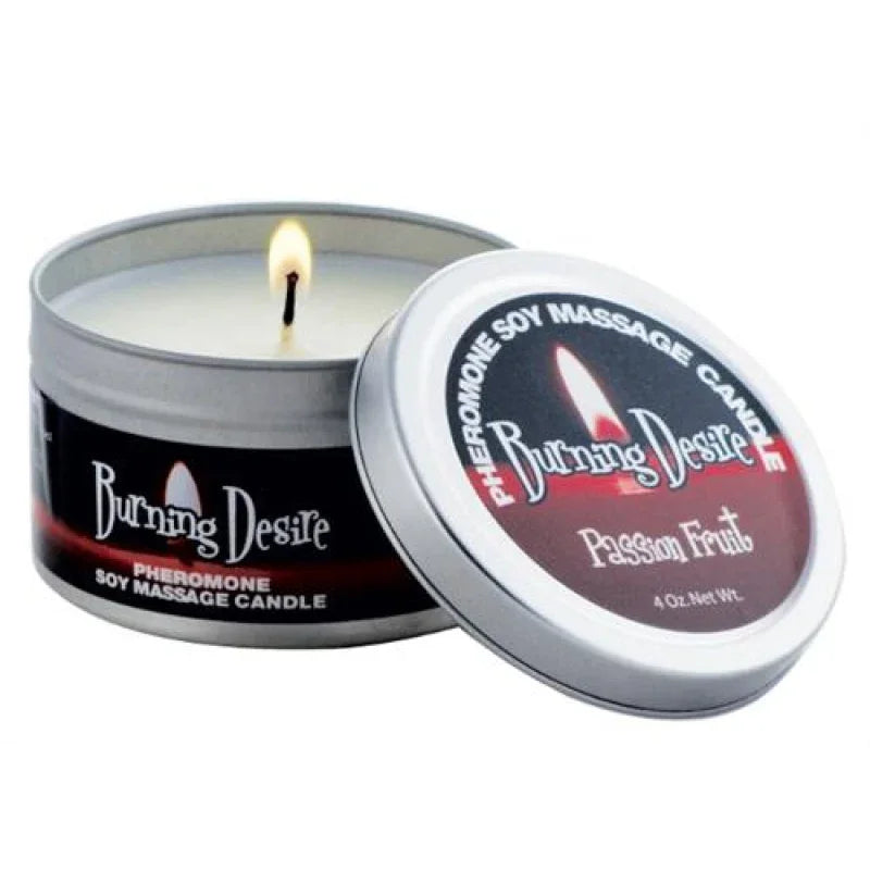 Pheromone Candle Burning Desire 4 Oz - MyPleasure