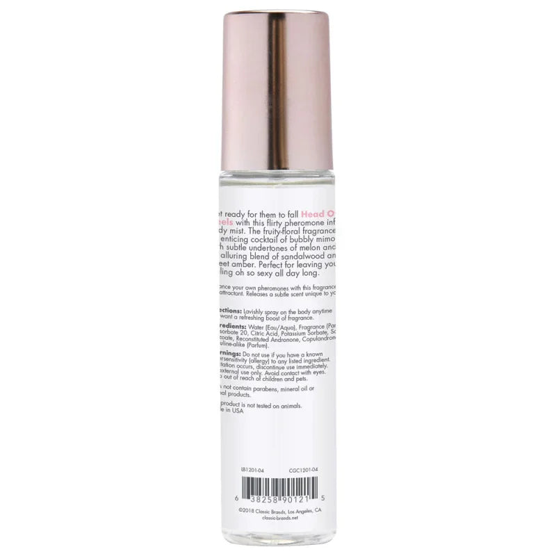 Pheromone Fragrance Mist Head Over Heels 3.5 Fl. Oz. - MyPleasure