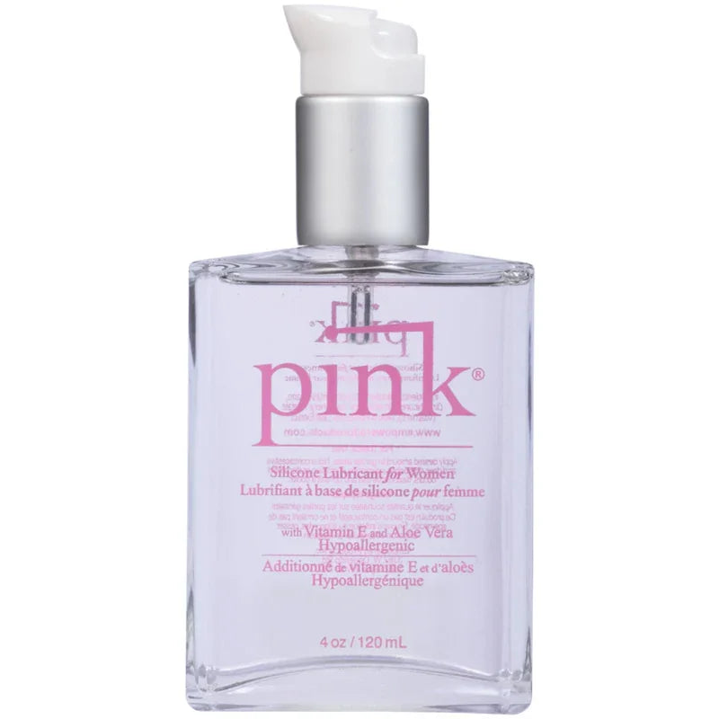 Pink 4oz. Glass Bottle - MyPleasure