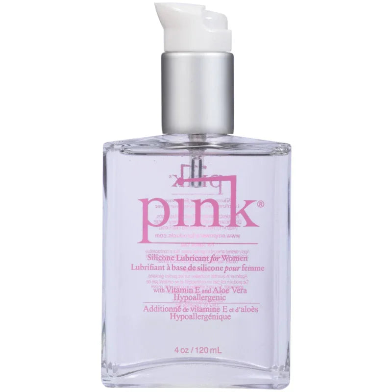 Pink 4oz. Glass Bottle - MyPleasure