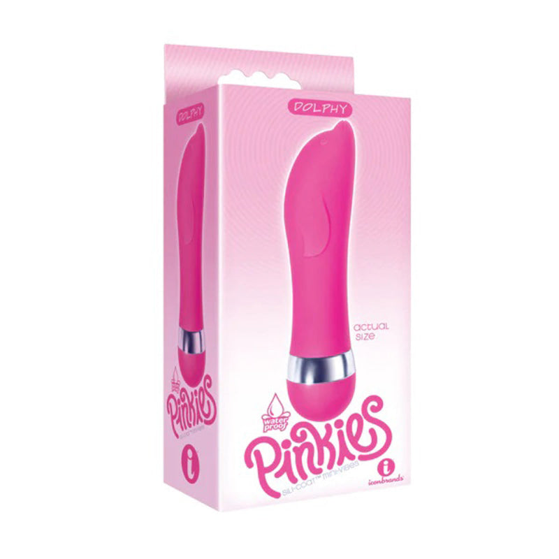 Pinkies Silicoat Mini-Vibe Dolphy - Pink