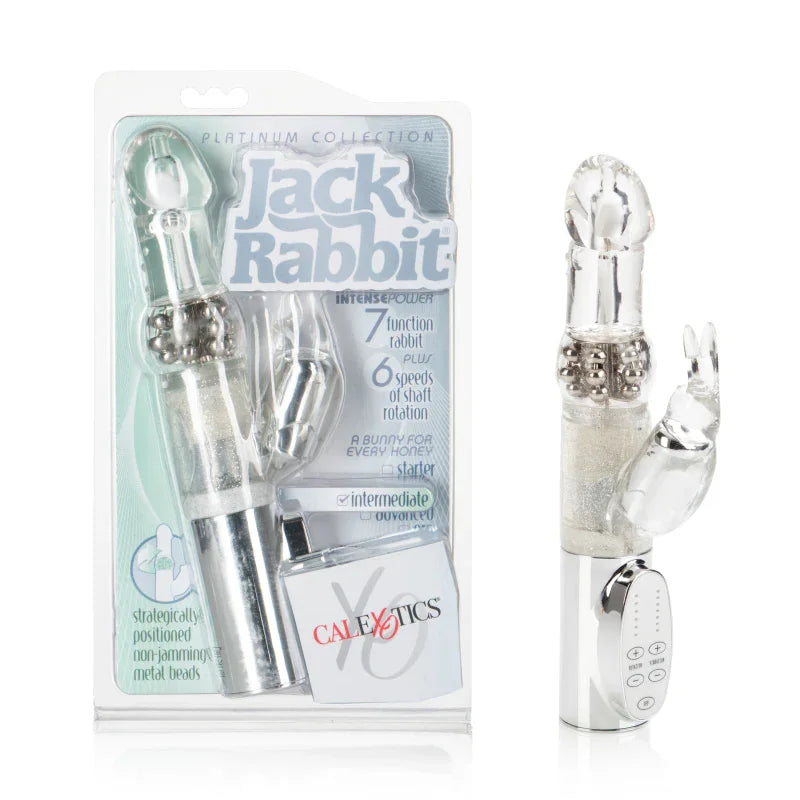 Platinum Jack Rabbit - Silver - MyPleasure