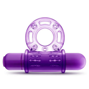 Play With Me - Couples Play - Vibrating Cock Ring - Purple - MyPleasure