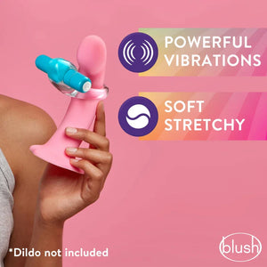 Play With Me Delight Vibrating C-Ring - Blue - MyPleasure