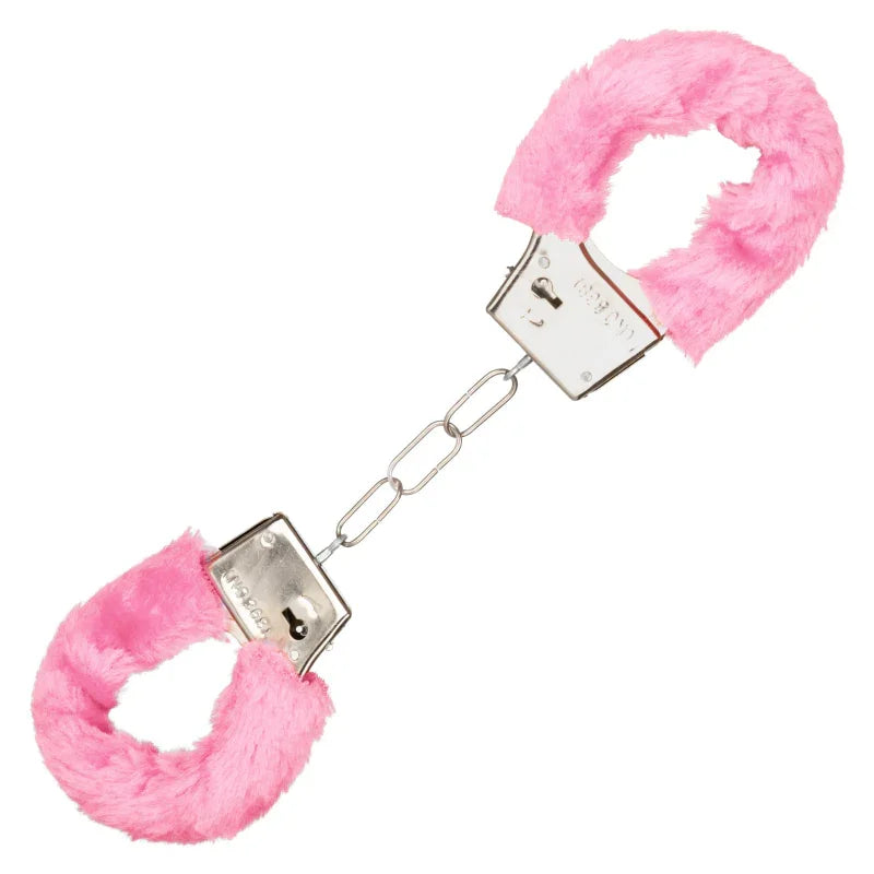 Playful Furry Cuffs - Pink - MyPleasure