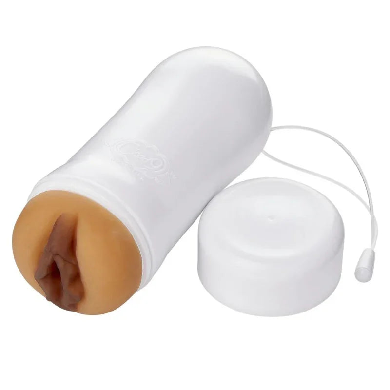 Pleasure Pussy Pocket Stroker Water Activated - Tan - MyPleasure