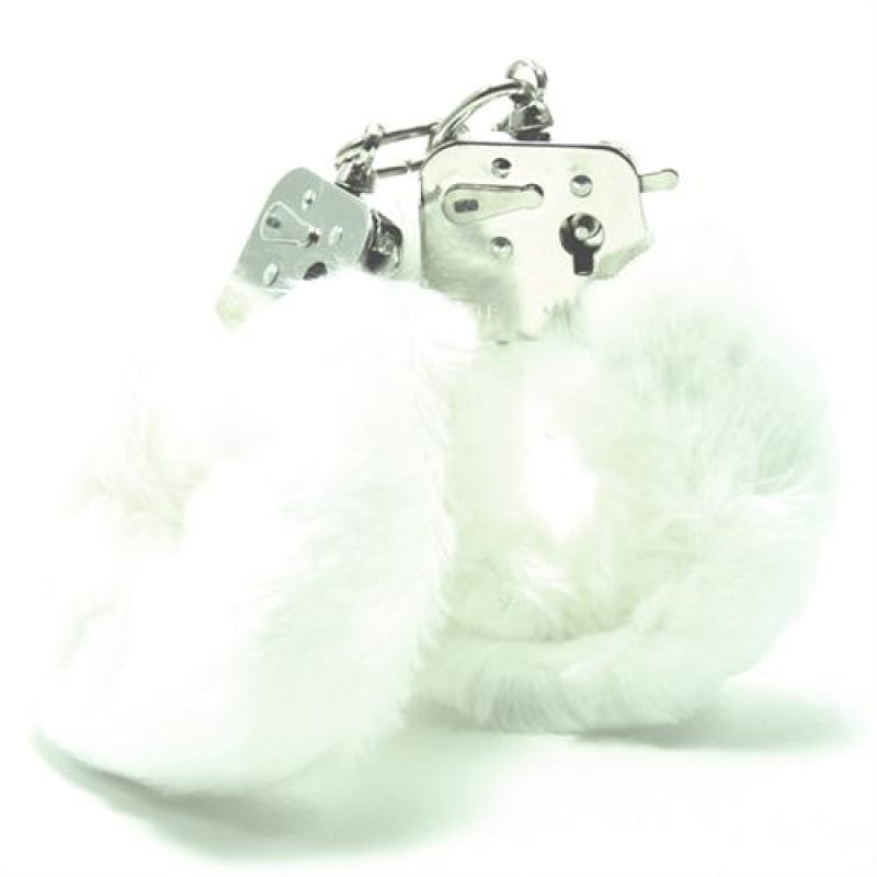 Plush Love Cuffs - White