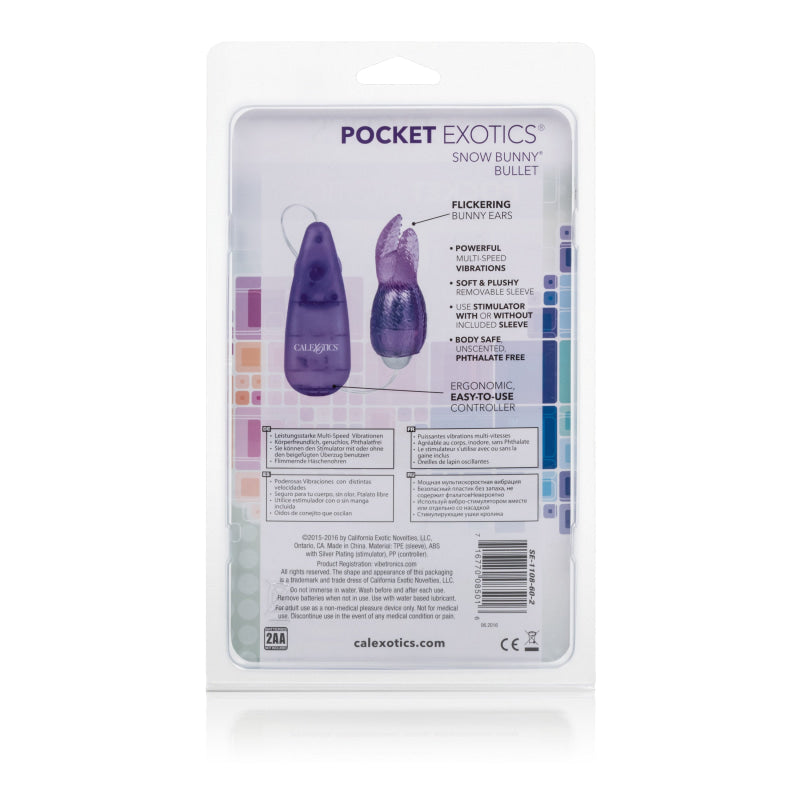 Pocket Exotics Snow Bunny Bullet - Purple