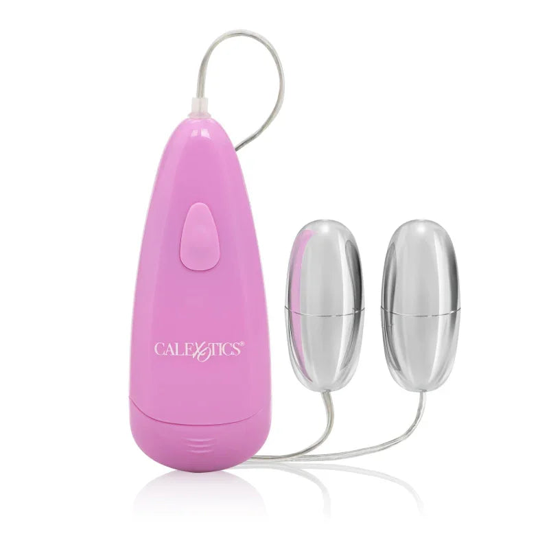 Pocket Exotics Waterproof Double Silver Bullets - Pink - MyPleasure