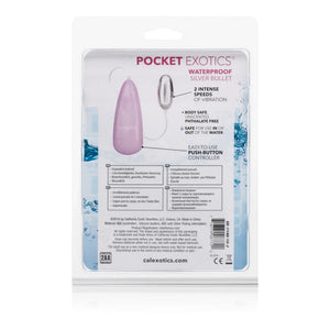Pocket Exotics Waterproof Silver Bullet - Pink - MyPleasure